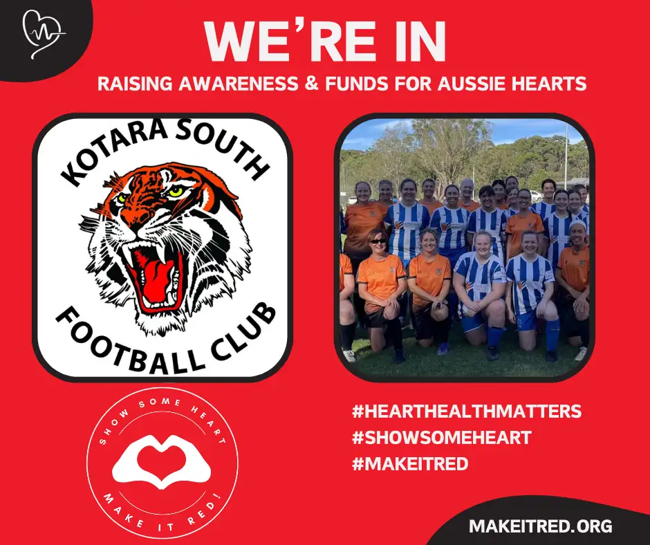 28-29th April is The Heart Health Round - Make it Red