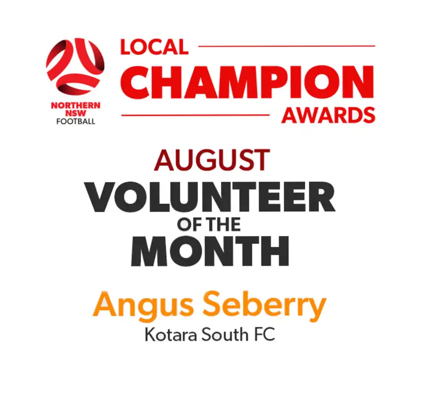 Northern NSW Football - Local Champion August Volunteer of the Month